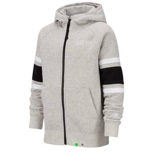 NIKE AIR HOODIE GREY HEATHER/BLUE/WHITE ZIP UP KIDS Size XL
